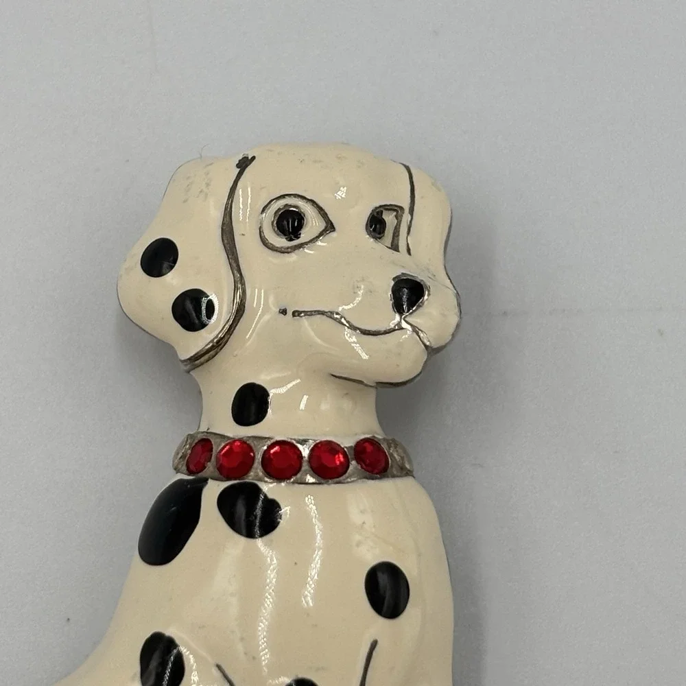 Vintage Dalmatian‎ Dog Brooch by Kerissa